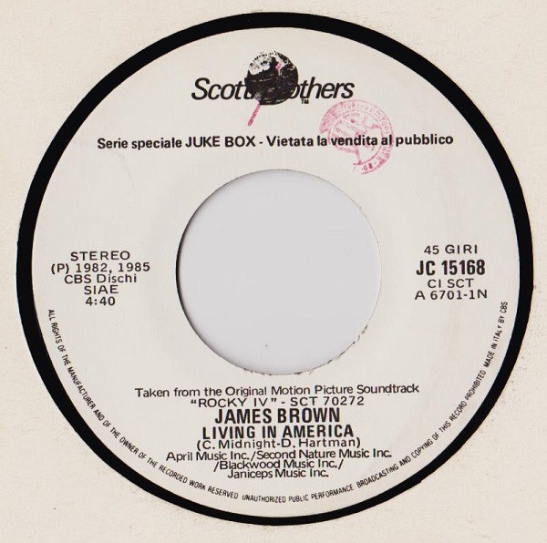 James Brown — Living In America