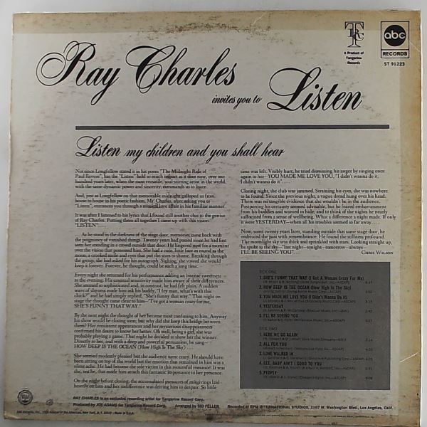 Charles Ray — Invites You To Listen