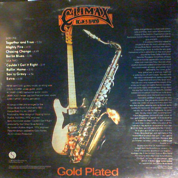 Climax Blues Band — Gold Plated