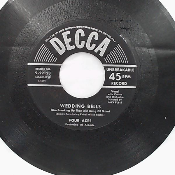Four Aces Featuring Alberts Al — Three Coins In The Fountain / Wedding Bells (Are Breaking Up That Old Gang Of Mine)