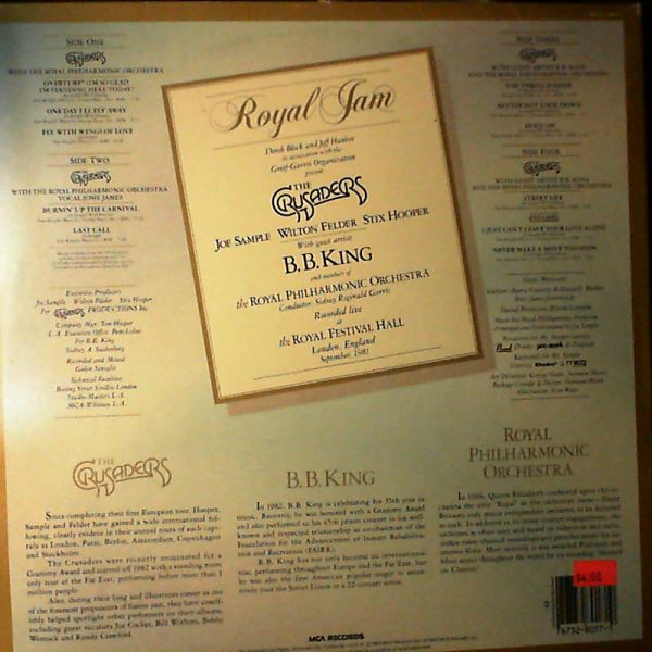 Crusaders With King B.B. & Royal Philharmonic Orchestra — Royal Jam