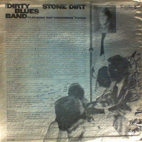 Dirty Blues Band Featuring Piazza Rod "Gingerman" (member of Bacon Fat) — Stone Dirt
