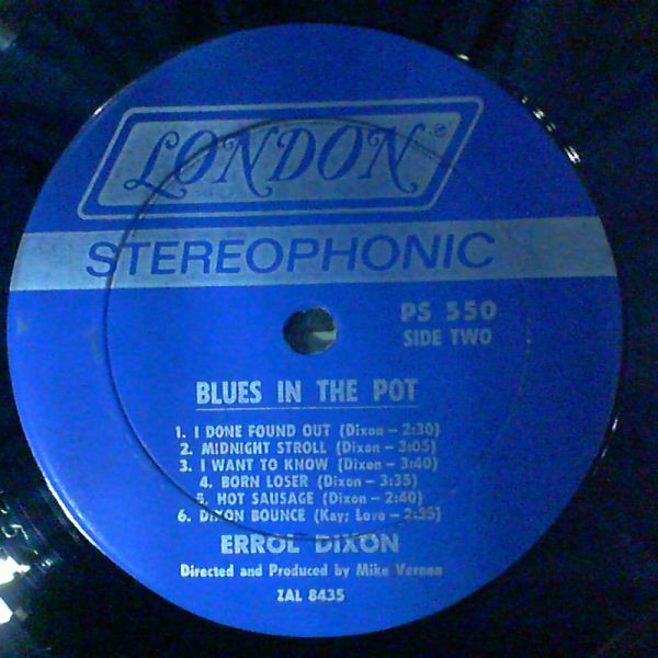 Dixon Errol with Chicken Shack — Blues In The Pot