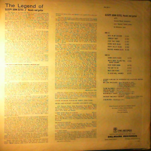 Estes John Sleepy — Legend Of Estes John Sleepy