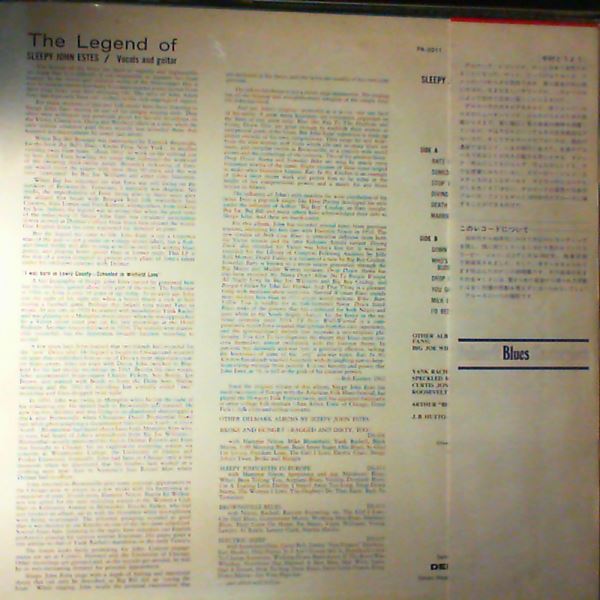 Estes Sleepy John — Legend Of Estes Sleepy John