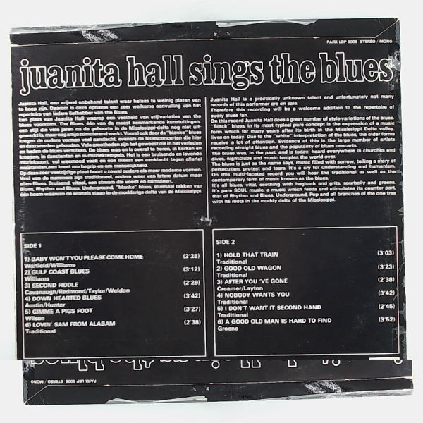 Hall Juanita — Juanita Sings The Blues