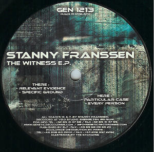 Stanny Franssen — The Witness E.P.