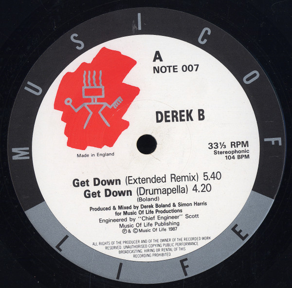 Derek B — Get Down
