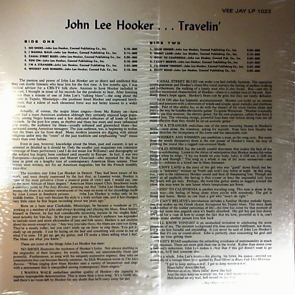 Hooker John Lee — Travelin'