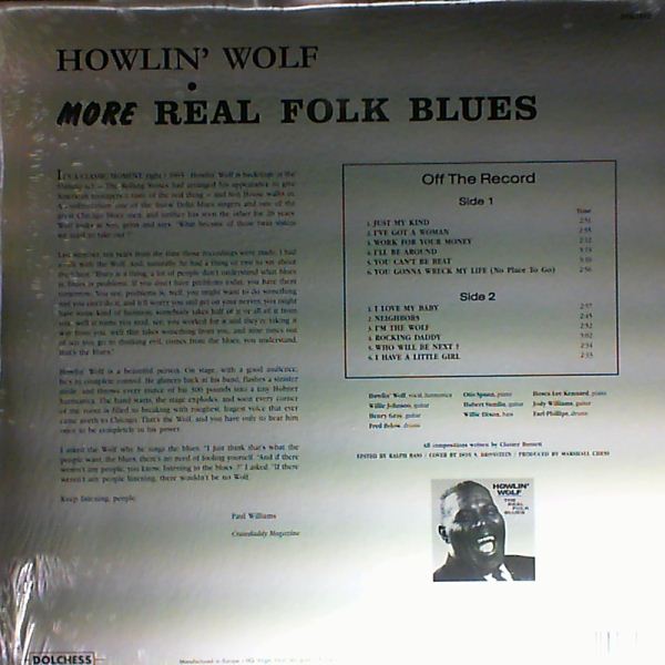 Howlin' Wolf — More Real Folk Blues