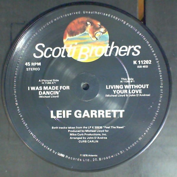 Garrett Leif — I was made for dancin`/Living without your love