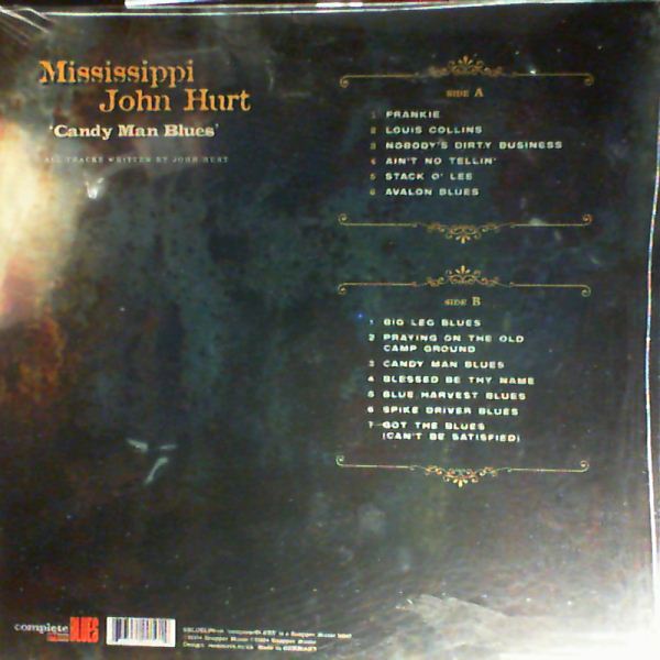 Hurt John Mississippi — Candy Man Blues