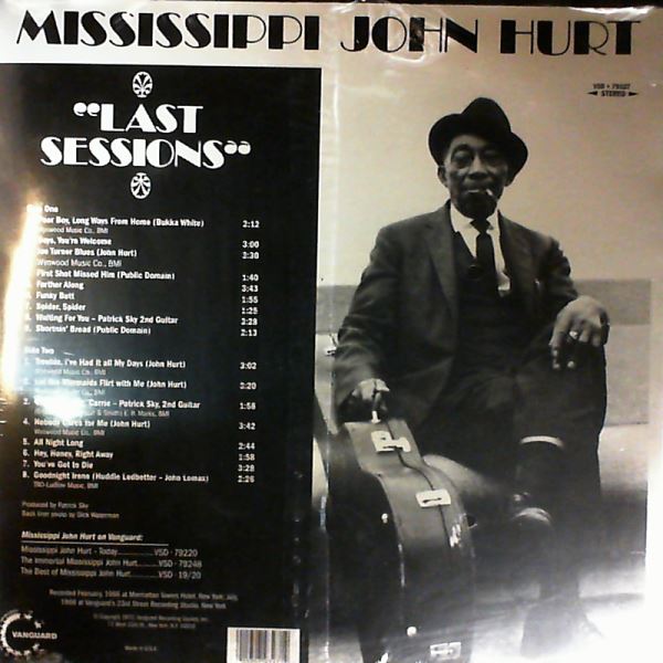 Hurt John Mississippi — Last Sessions