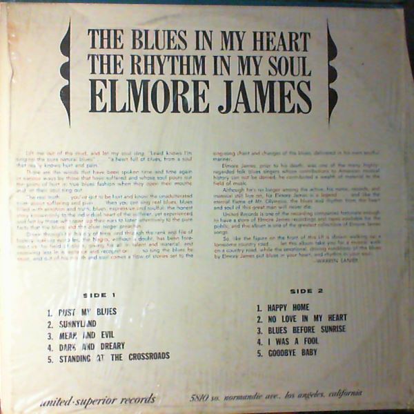 James Elmore — Blues In My Heart The Rhythm In My Soul