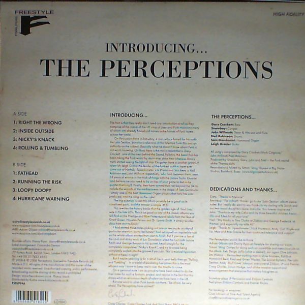 The Perceptions — Introducing...