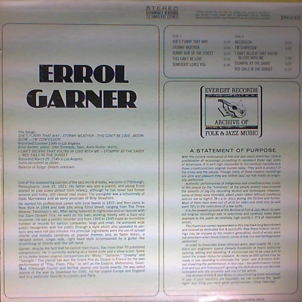 Garner Erroll — Same