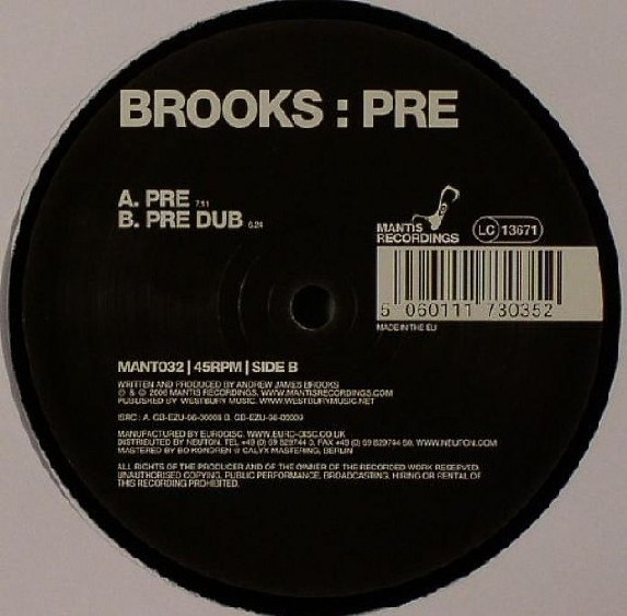 Brooks — Pre