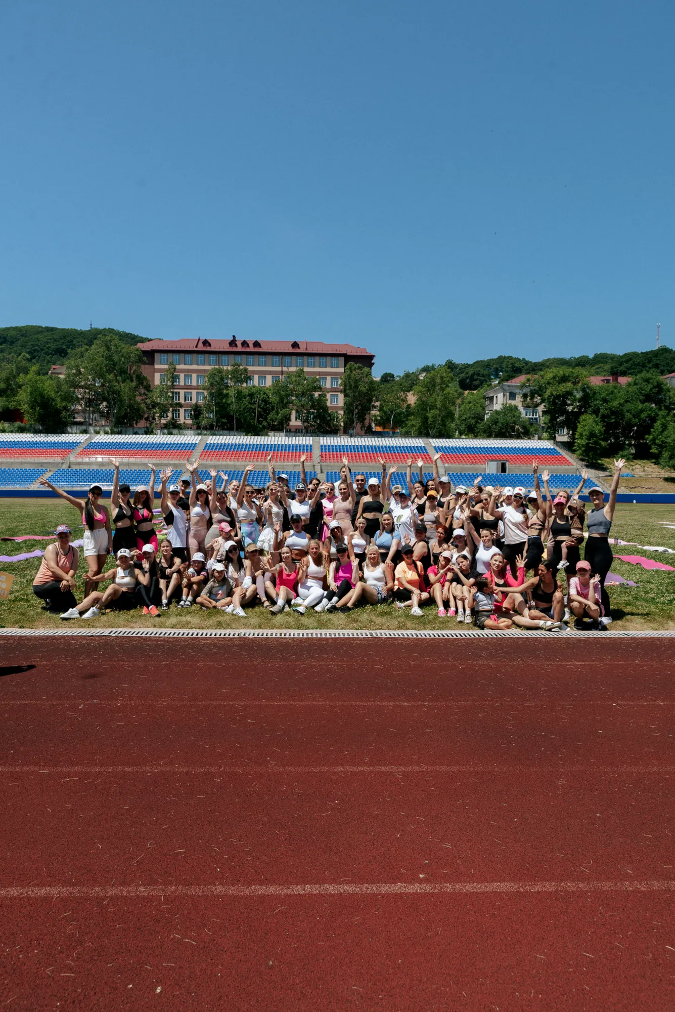 Массовая тренировка MyStreching, стадион Водник, 05 июля 2025 — фото 17