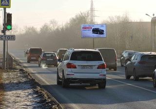 Цифровой экран — Дублер Сибирского тракта, 6 км ДомоСтрой, выезд на Тюменский тракт