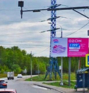 Щит 3х6 — с/пос Володарское, Володарское ш., остановка, "поворот на Богданиху"