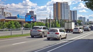 Щит 3х6 — Щербакова ул., 4 (поз. 2) - Павлодарская ул., ТРЦ "Глобус", аквапарк "Лимпопо"