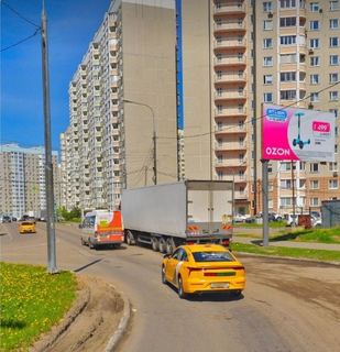 Щит 3х6 — мкр. Южное Видное, ул. Ермолинская, съезд с Кругового движения