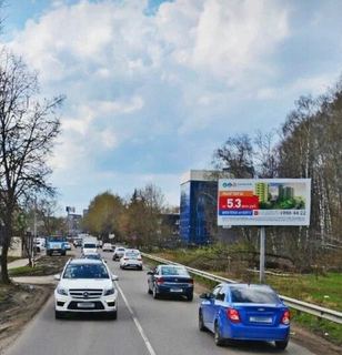 Щит 3х6 — с/пос Развилковское, Проектируемый проезд №5538, 50 м до поворота на Проектируемый проезд №5541, слева