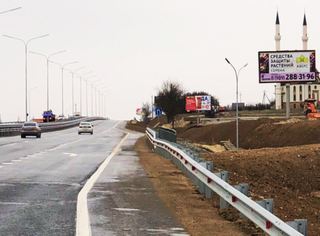 Щит 3х6 — Трасса Симферополь - Севастополь, 672 км + 900 м, в сторону Симферополя