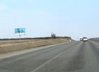 Щит 3х6 — Трасса Симферополь-Феодосия-Керчь 14+800м, район с. Донское, с.Мазанка направление на Белогорск, Феодосию, Керчь