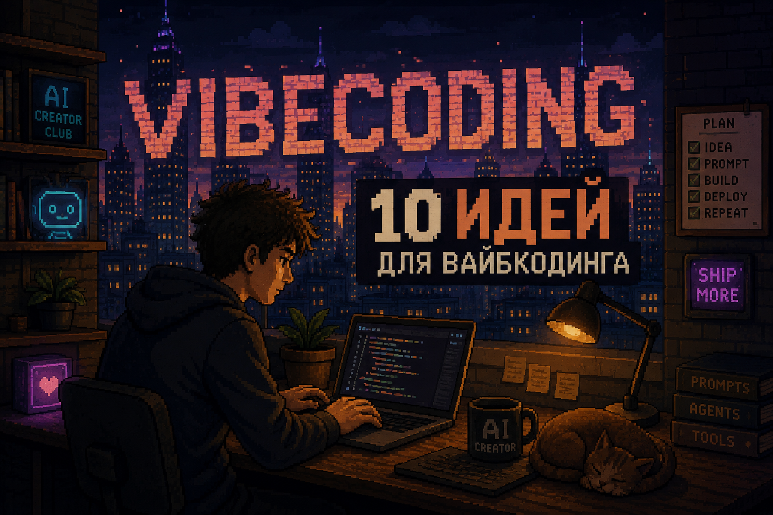 Десять идей для первого проекта в вайбкодинге