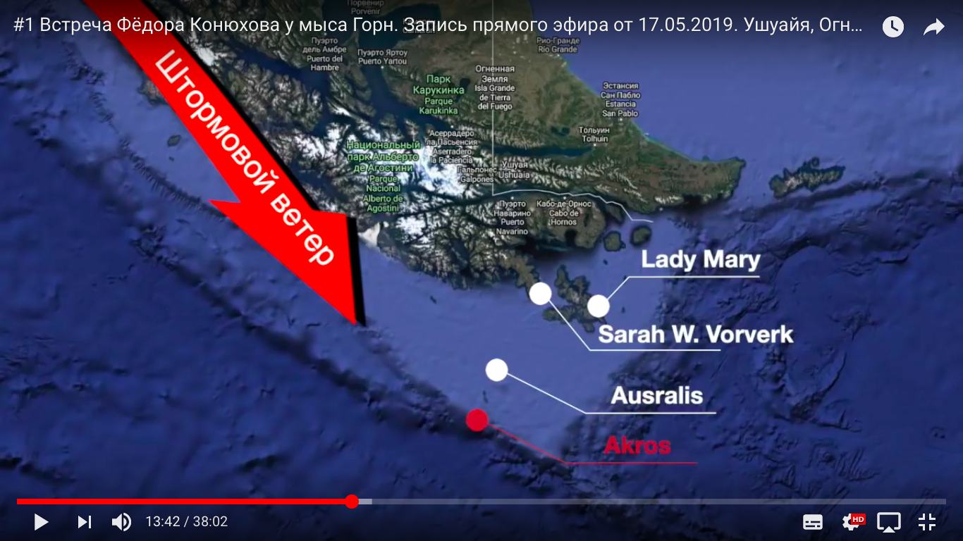 Встреча Федора Конюхова у мыса Горн – фото 5