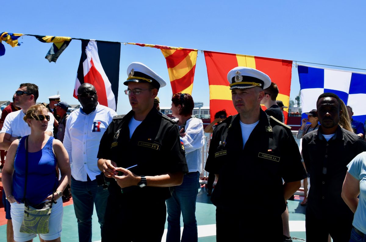 Missile Cruiser Marshal Ustinov in Cape Town – photo 2