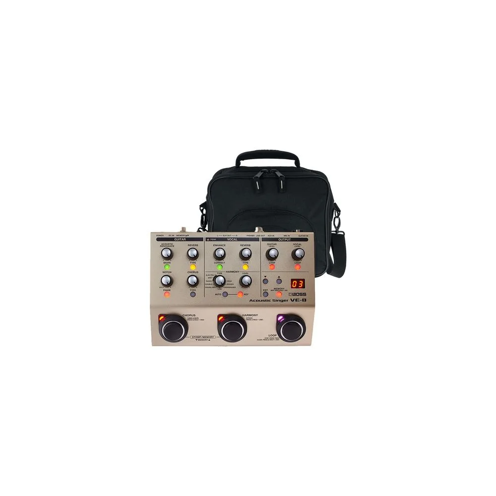 Boss VE-8 Acoustic Singer Bundle