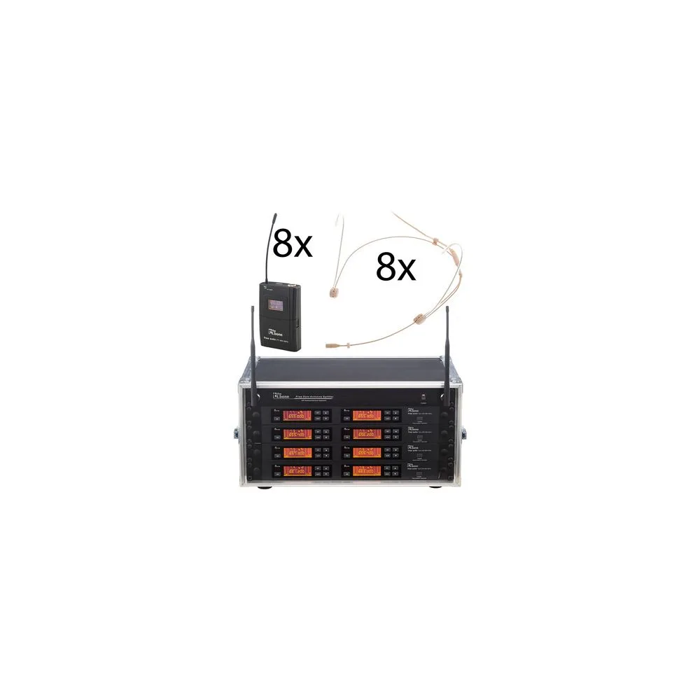 the t.bone 8 Kanal Theaterfunkrack 660MHz