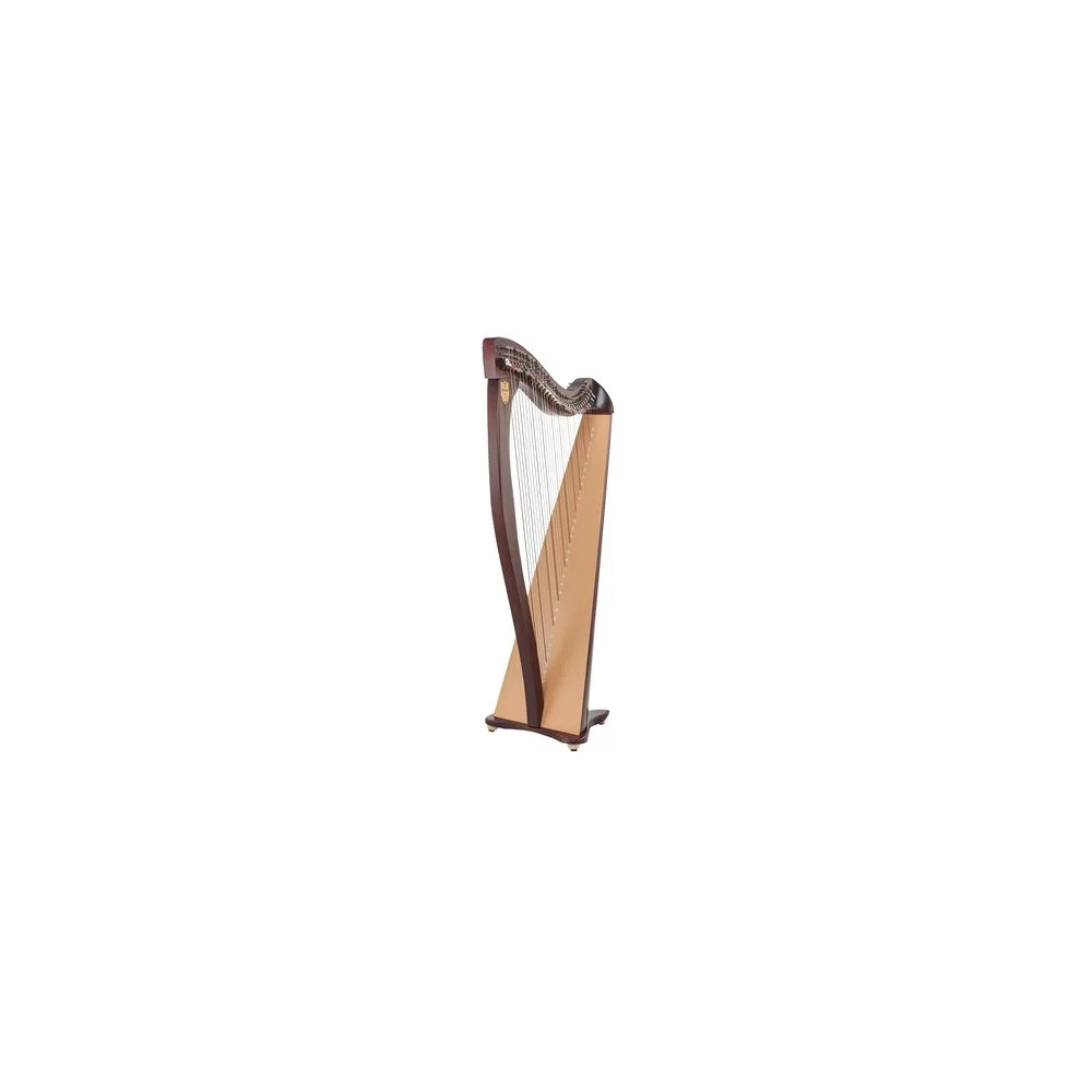 Lyon & Healy Drake LT Lever Harp Mahogany