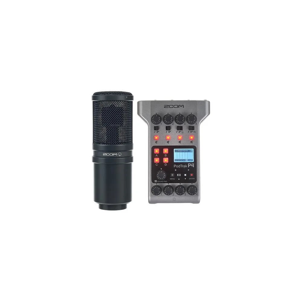 Zoom PodTrak P4 Podcast Mic Set