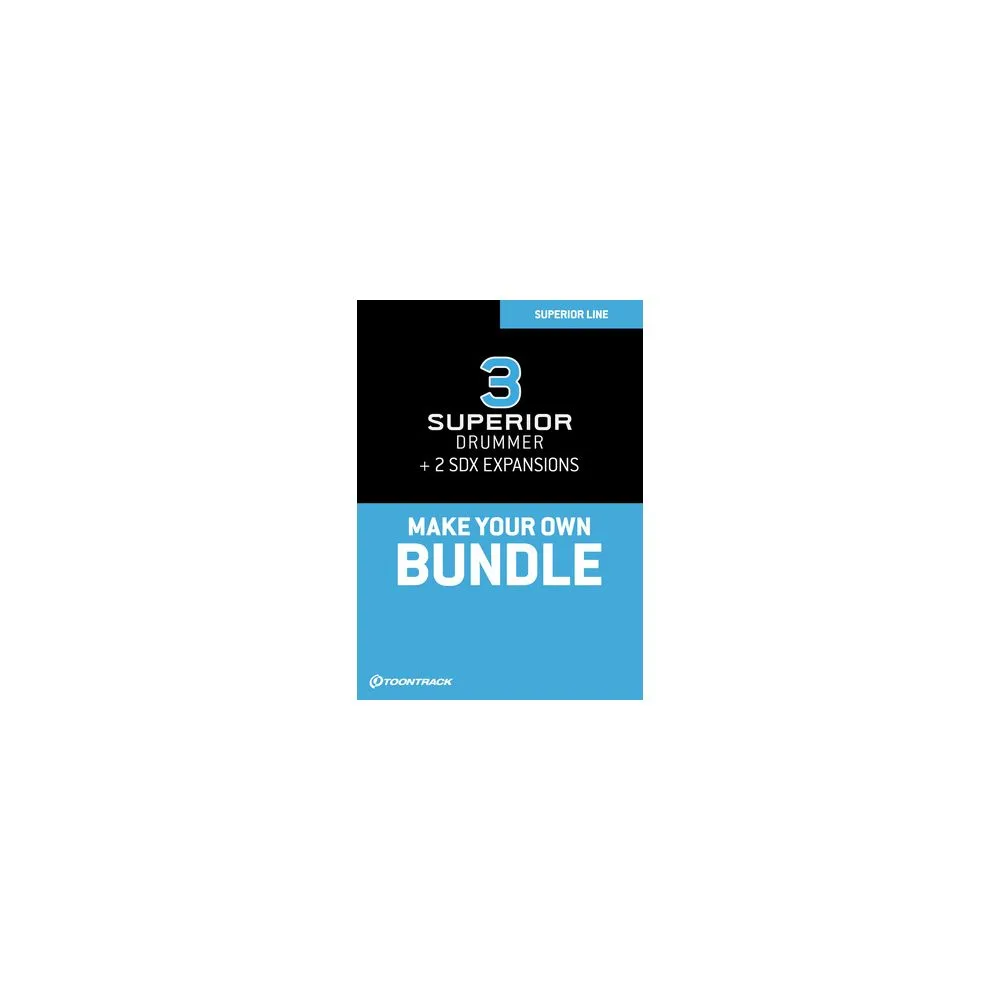 Toontrack Superior Drummer 3 Bundle
