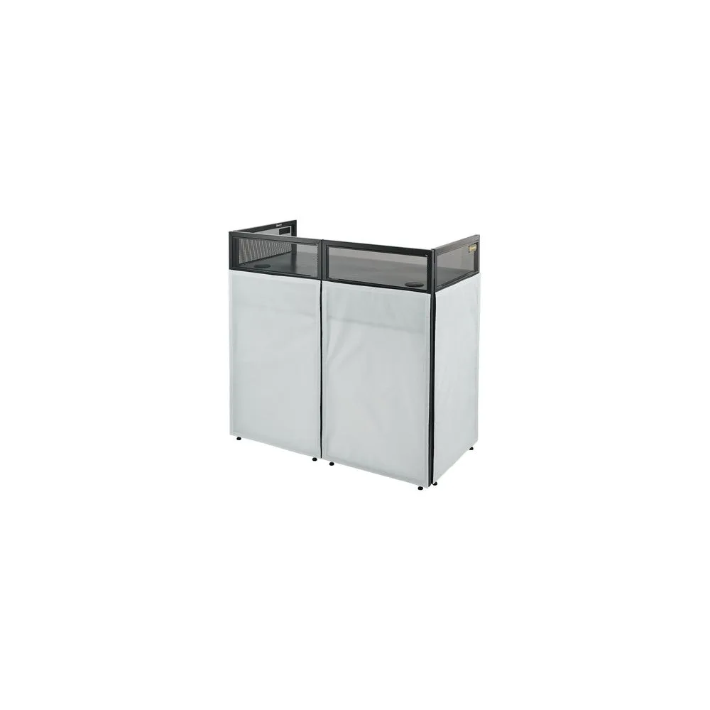 Roadworx DJ Table White Shelf