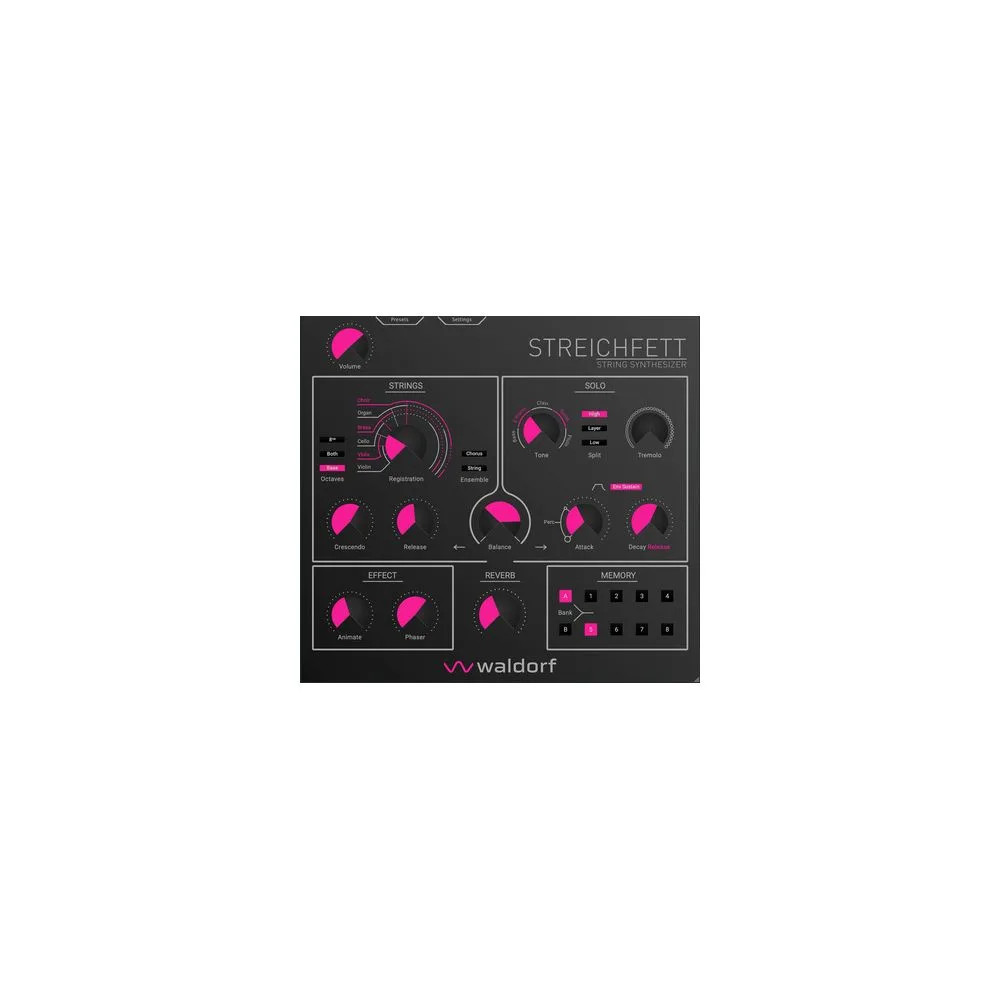 Waldorf Streichfett Plugin
