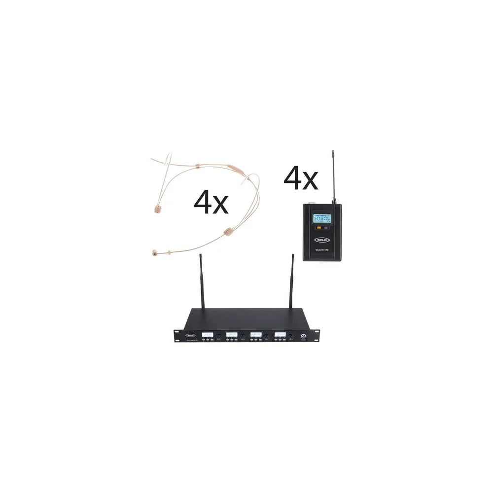 Sirus Quad R/4B 4 Headmike D 470 Set