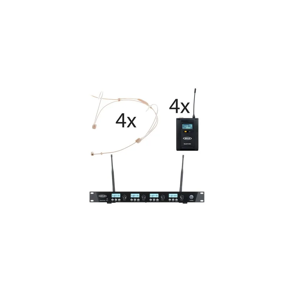 Sirus Quad R/4B 4 Headmike D 823 Set