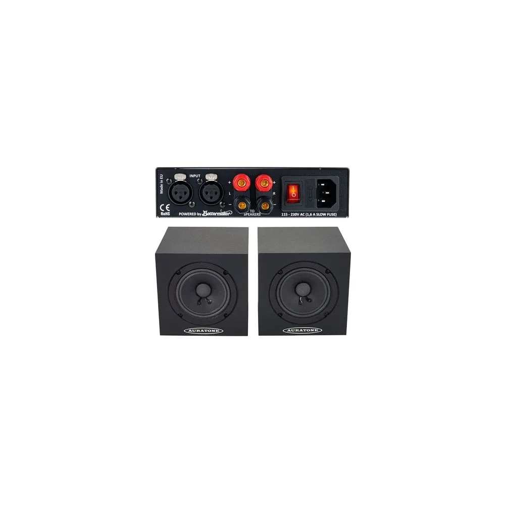 Auratone 5C Super Sound Amp Set Black