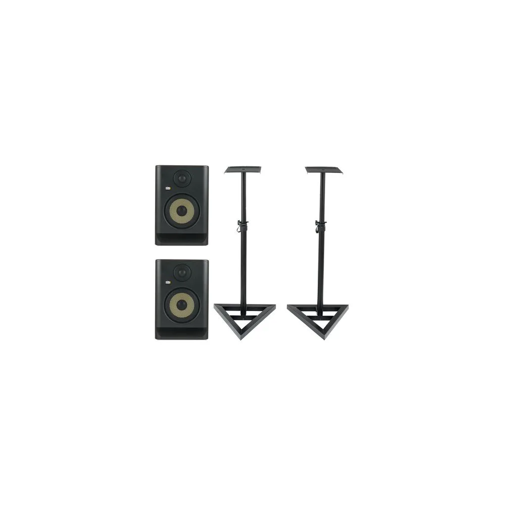 KRK Rokit RP5 G5 Stand Bundle