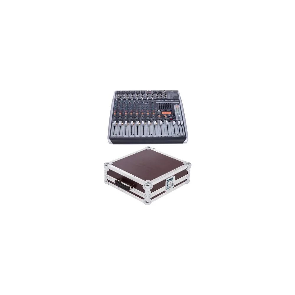 Behringer Xenyx QX1222USB Case Bundle