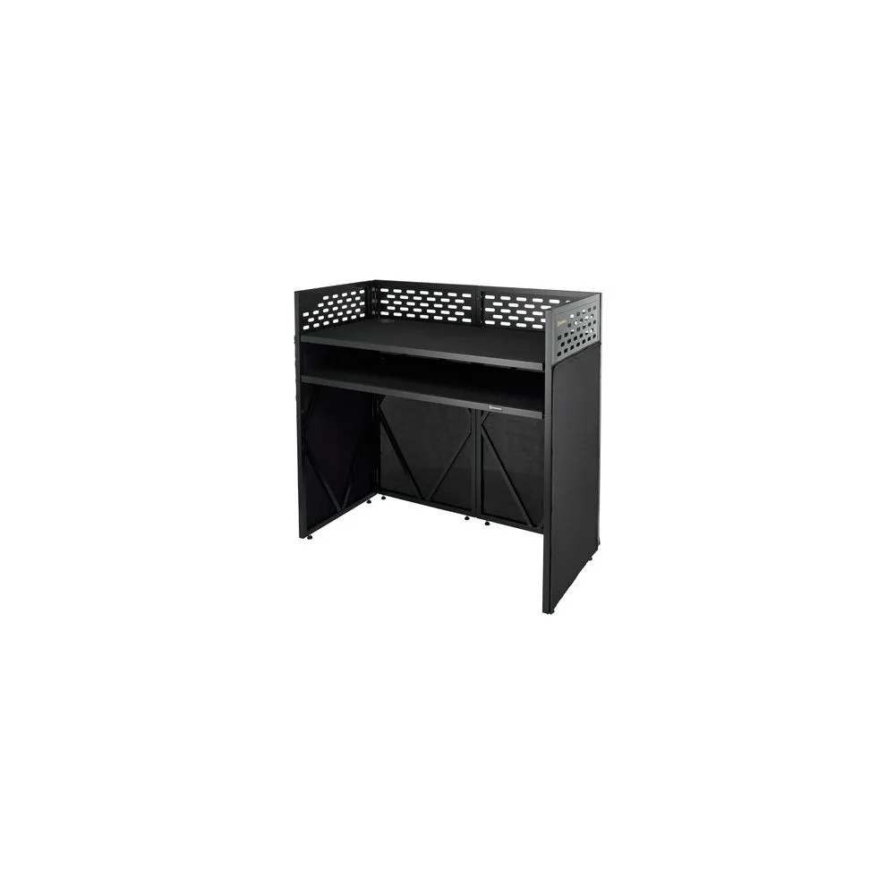 Roadworx DJ Table ALU Black Shelf