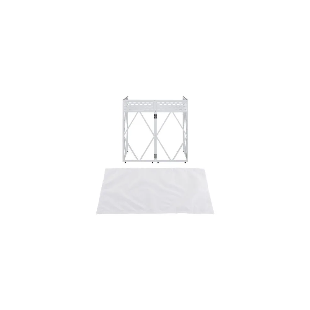 Roadworx DJ Table ALU White