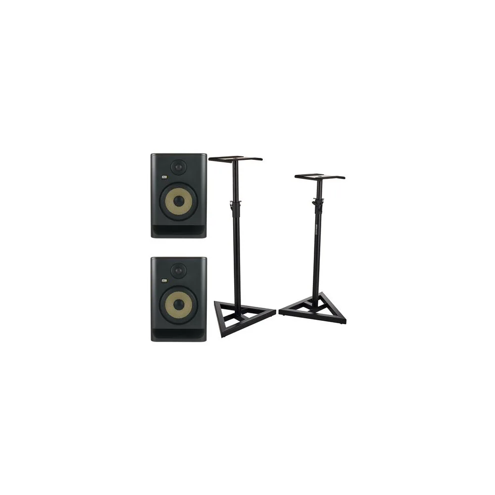KRK Rokit RP7 G5 Stand Bundle