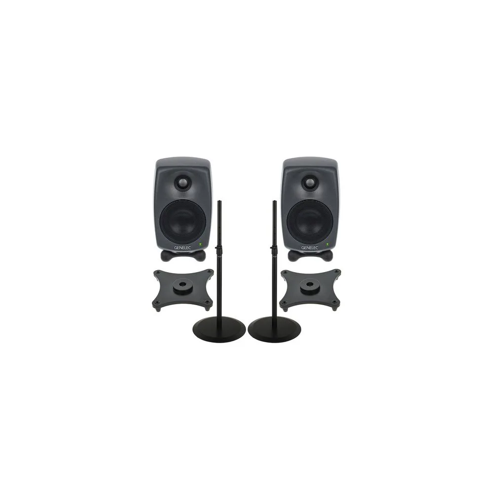 Genelec 8020 DPM Stand Bundle BK