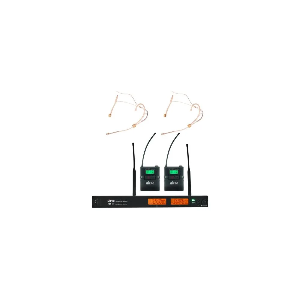 Mipro ACT-500 MU-55HNS Twin Set 5NB
