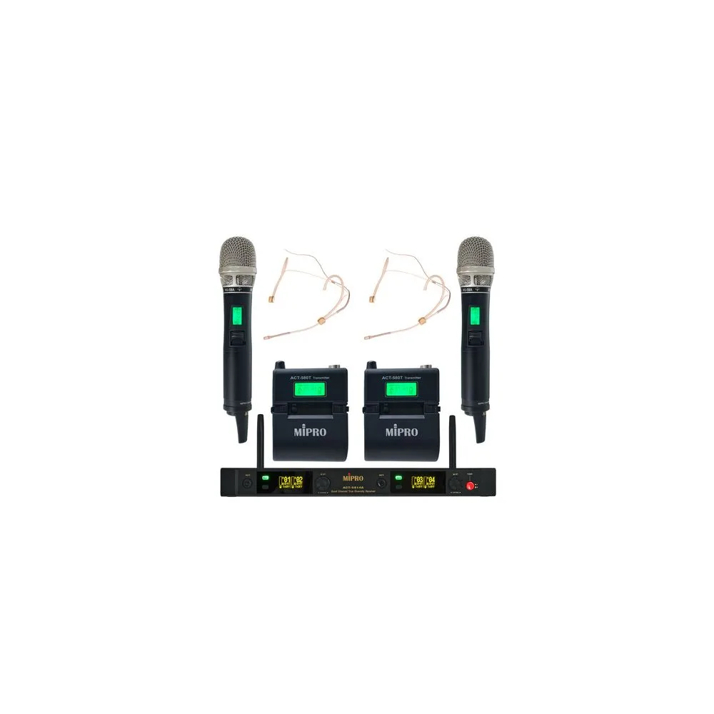 Mipro ACT-5800 MU-55HNS/MU-59 Quad